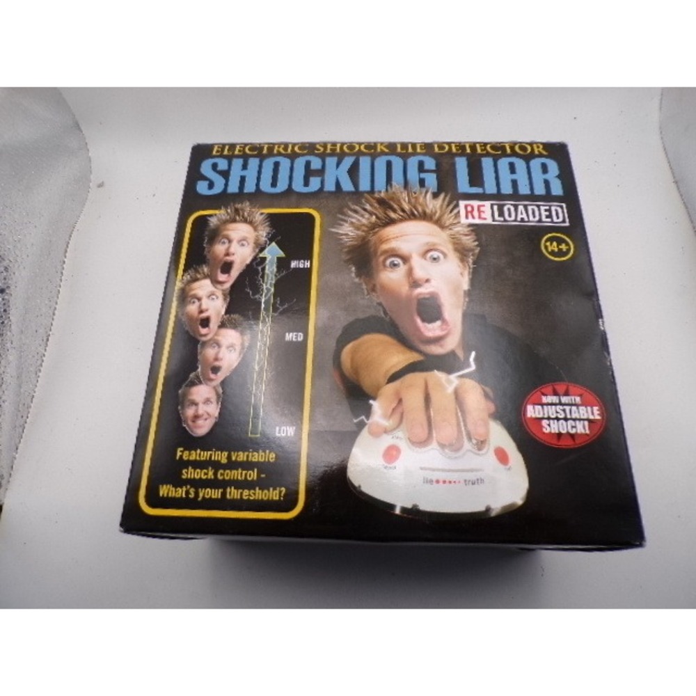 Shocking Liar Reloaded Electric Shock Lie Detector Game Adjustable Shock   Works